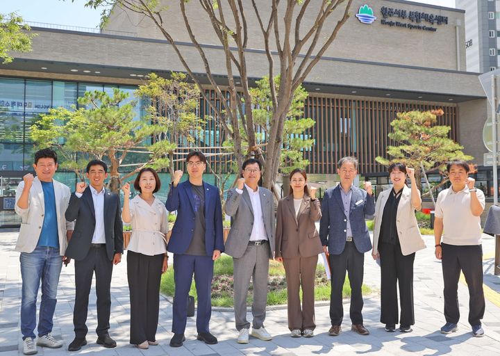 원주시의회 문화도시위원회 서부복합체육센터 방문. *재판매 및 DB 금지