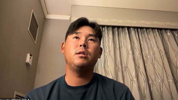 [서울=뉴시스] 김시우가 19일 오전 국내 취재진들과 화상 인터뷰를 진행하고 있다. (사진=PGA 제공) 2026.08.19. *재판매 및 DB 금지