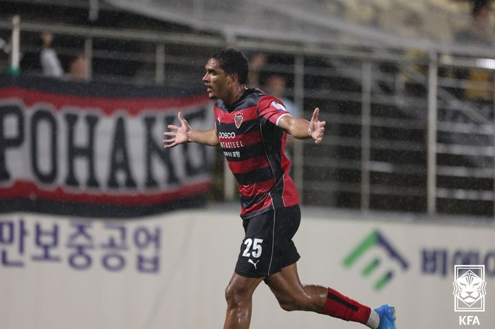 [서울=뉴시스] 프로축구 K리그1 포항스틸러스의 조르지. (사진=대한축구협회 제공) 2026.08.19. photo@newsis.com *재판매 및 DB 금지