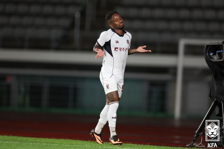 [서울=뉴시스] 프로축구 K리그1 광주FC의 바 루아. (사진=대한축구협회 제공) 2026.08.19. photo@newsis.com *재판매 및 DB 금지