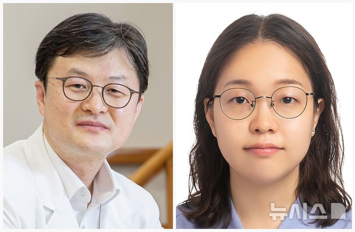 [서울=뉴시스] 류주석 분당서울대병원 재활의학과 교수(좌), 김정민 선임연구원. (사진= 분당서을대병원 제공)