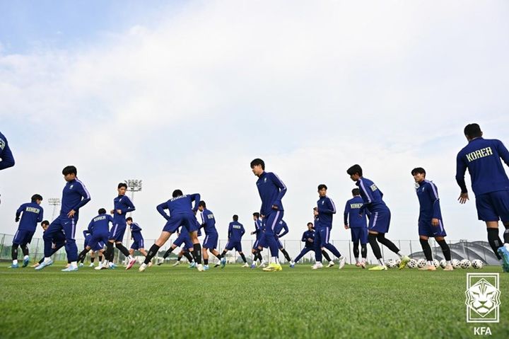 [서울=뉴시스] 남자 축구 19세 이하(U-19) 대표팀. (사진=대한축구협회 제공) 2026.08.20. photo@newsis.com *재판매 및 DB 금지