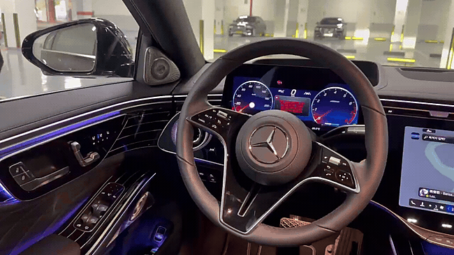 [영월=뉴시스] 김민성 기자 = '더 뉴 메르세데스-벤츠 S 580 4MATIC LONG' 내부 모습. kms@newsis.com. *재판매 및 DB 금지