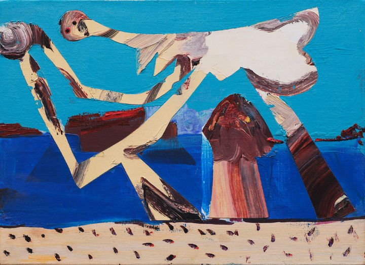 Yukimasa IDA, End of today - 6_10_2026 Homage to Picasso - , 2026, oil on canvas, 24.2 x 33.3 cm *재판매 및 DB 금지