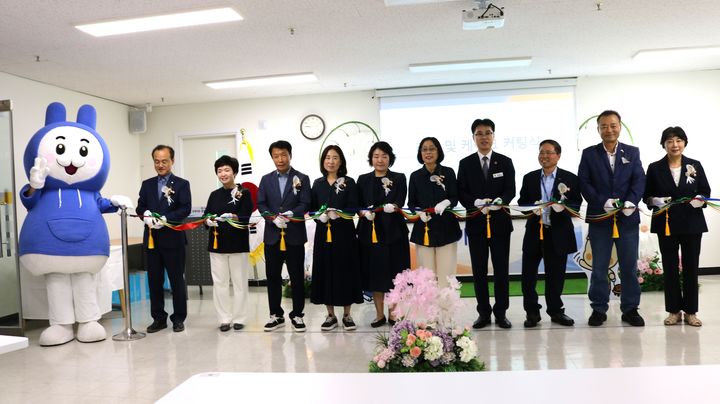 [홍성=뉴시스] 충남장애아동지원센터 개소식 모습. *재판매 및 DB 금지