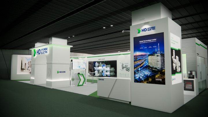 [서울=뉴시스] HD현대일렉트릭 CIGRE 파리 세션 2026 부스 조감도. (사진=HD현대일렉트릭) 2026.08.21 photo@newsis.com *재판매 및 DB 금지 *재판매 및 DB 금지