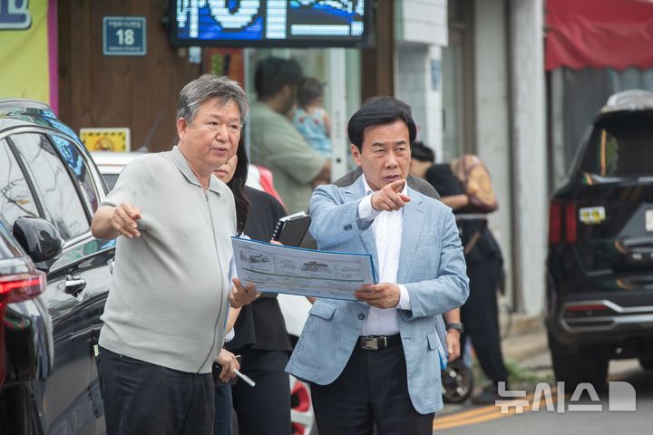 인천 서해구 '가좌 회복의 숲' 거점시설 착공 전 점검