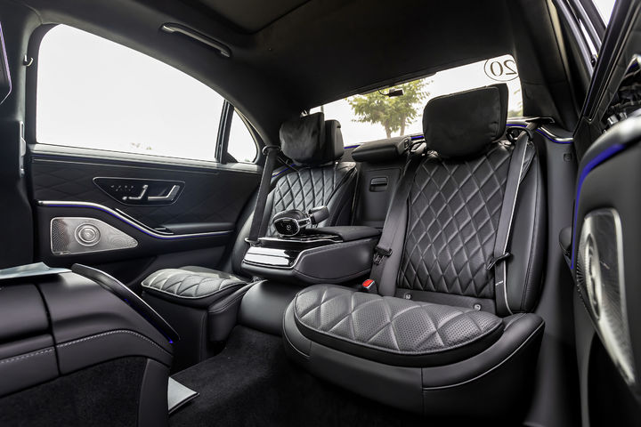 더 뉴 메르세데스-벤츠 S 580 4MATIC Long 2열 모습.(사진=벤츠 코리아 제공) *재판매 및 DB 금지