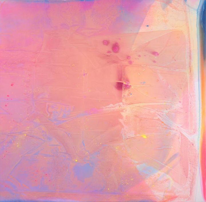 Kim Taek Sang, Ice blossom 26-57, 2026, Water acrylic on canvas, 208 x 205 cm 조현화랑 제공 *재판매 및 DB 금지