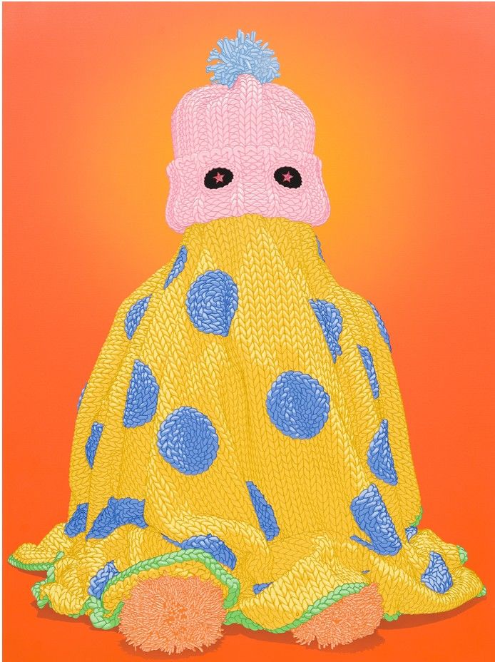 Alex Dodge. Dreamer, 2026. Oil, acrylic and crushed glass on canvas, 130 x 97 x 3.5 cm. *재판매 및 DB 금지