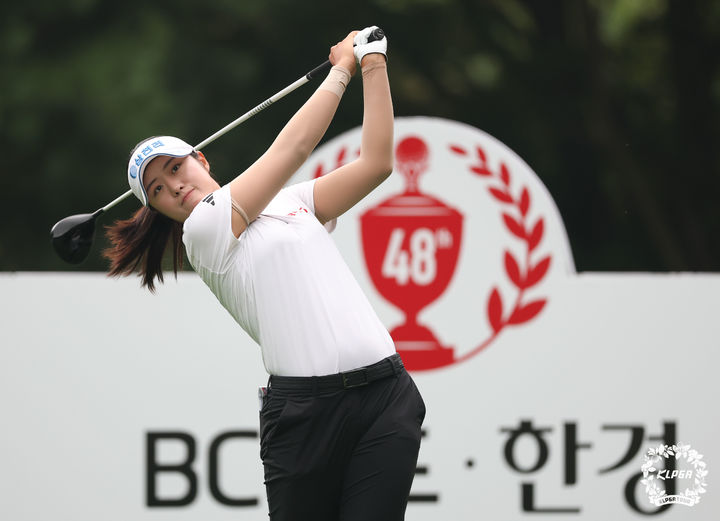 [서울=뉴시스] 2026 BC카드·한경 제48회 KLPGA 챔피언십 2라운드 공동 선두 서교림 (사진=KLPGA 제공) 2026.08.21. *재판매 및 DB 금지