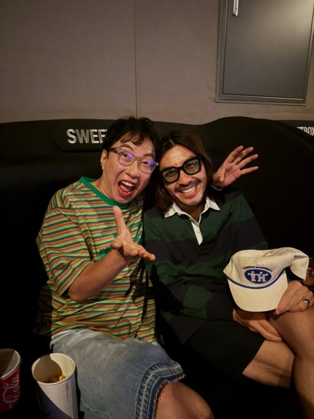 [서울=뉴시스] 방송인 박명수와 노홍철이 재회해 김태호 PD를 응원했다. (사진=인스타그램) 2026.08.22. photo@newsis.com *재판매 및 DB 금지
