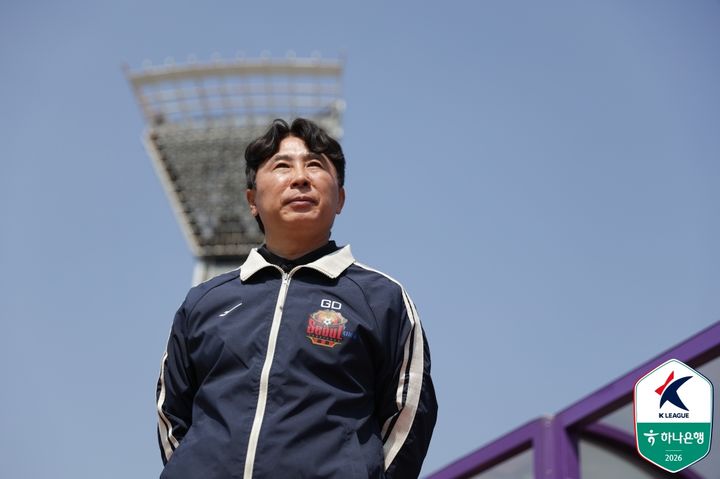 [서울=뉴시스]K리그1 서울 김기동 감독. (사진=한국프로축구연맹 제공)