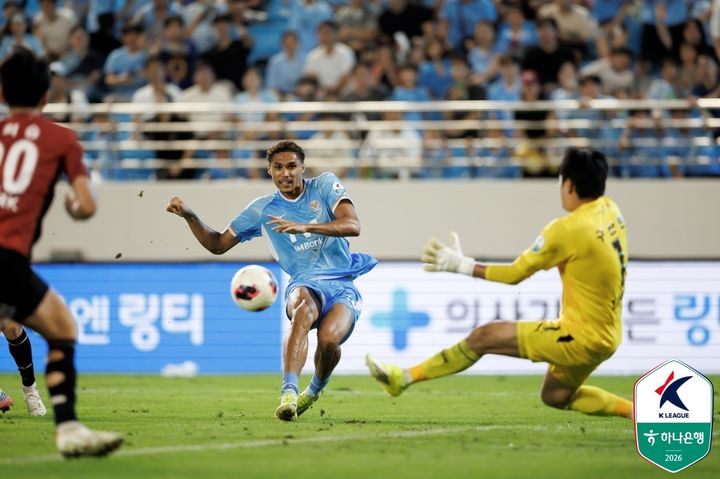 [서울=뉴시스] 프로축구 K리그2 대구FC의 데커스. (사진=한국프로축구연맹 제공) 2026.08.22. photo@newsis.com *재판매 및 DB 금지