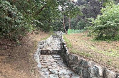 [대구=뉴시스] 대구 동구 미곡동 산3 일대에 설치된 사방댐. (사진=대구 동구 제공) 2026.08.23. photo@newsis.com *재판매 및 DB 금지