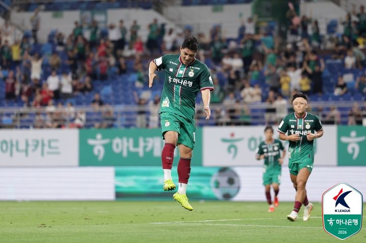 [서울=뉴시스] 프로축구 K리그1 대전하나시티즌의 주민규. (사진=한국프로축구연맹 제공)