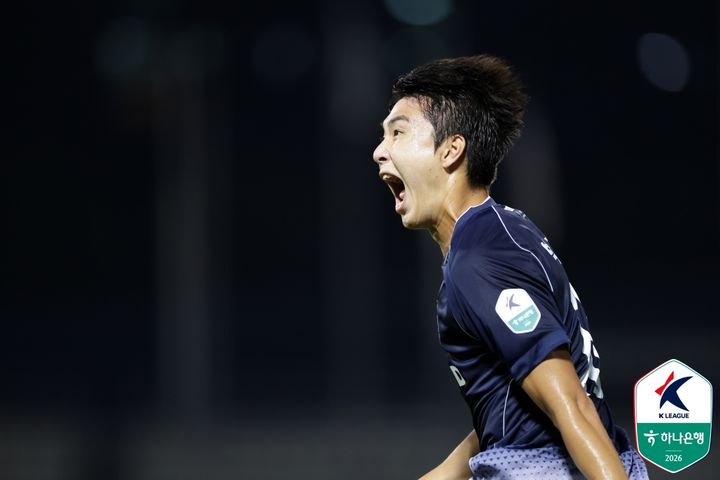 [서울=뉴시스] 프로축구 K리그2 서울이랜드의 박재용. (사진=한국프로축구연맹 제공) 2026.08.23. photo@newsis.com *재판매 및 DB 금지