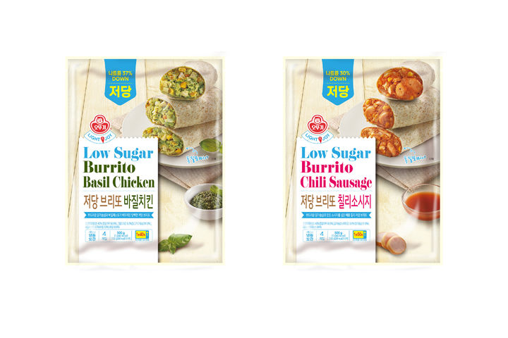 오뚜기 라이트앤조이 저당 브리또 2종. (사진=오뚜기 제공) *재판매 및 DB 금지