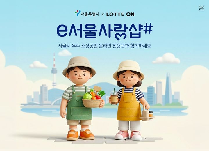 롯데쇼핑의 e커머스 플랫폼 롯데온(LOTTE ON)은 서울시와 함께 서울 지역 소상공인의 온라인 판로 확대를 지원하는 '서울시 소상공인 온라인 기획전'을 연말까지 진행한다고 26일 밝혔다. *재판매 및 DB 금지
