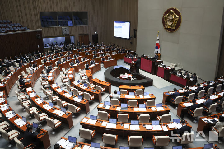 [서울=뉴시스] 김근수 기자 = 25일 서울 여의도 국회에서 예산결산특별위원회 전체회의가 열리고 있다. 2026.08.25. ks@newsis.com