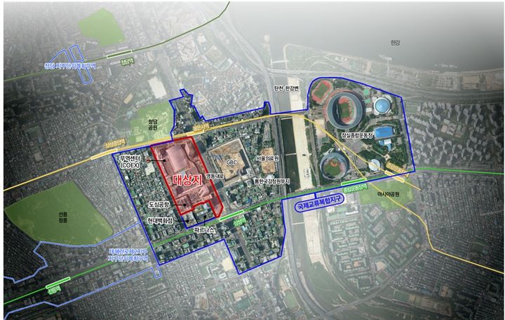 [서울=뉴시스] 서울 강남구 삼성동 159 일대 한국종합무역센타 특별계획구역 증축사업 대상지 위치도. (사진=서울시 제공) 2026.08.26. photo@newsis.com *재판매 및 DB 금지
