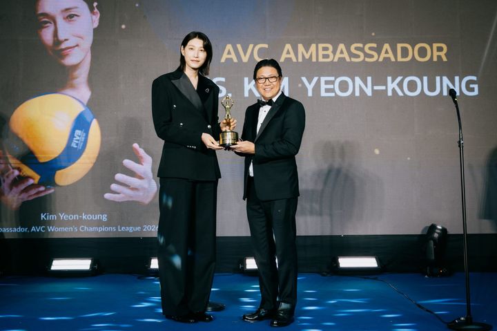 [서울=뉴시스]김연경, AVC 선수위원회 위원장 및 홍보대사 선임. (사진=라이언앳 제공)