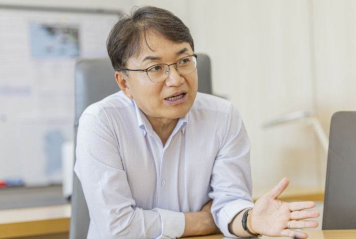[세종=뉴시스] 김광용 행정안전부 재난안전관리본부장이 지난 24일 정부세종청사 중앙동에서 뉴시스와 인터뷰를 하고 있다. (사진=행안부 제공). *재판매 및 DB 금지