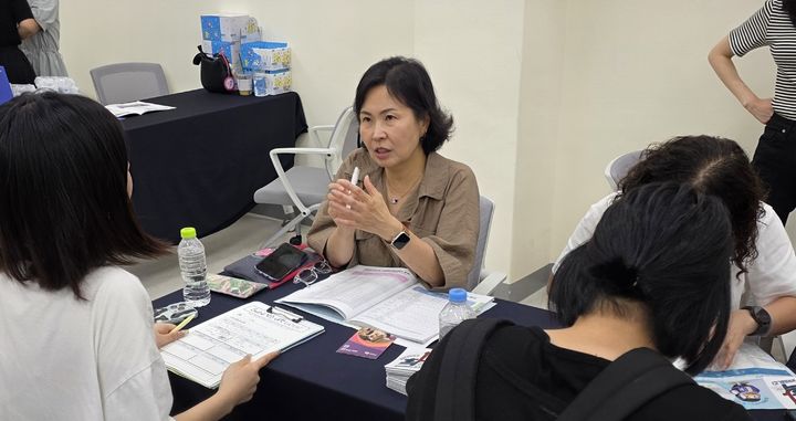 [전남광주=뉴시스] 26일 광주학교밖청소년지원센터에서 열린 학교 밖 청소년 대학입시설명회. (사진 = 전남광주통합교육청 제공). 2026.08.26. photo@newsis.com *재판매 및 DB 금지