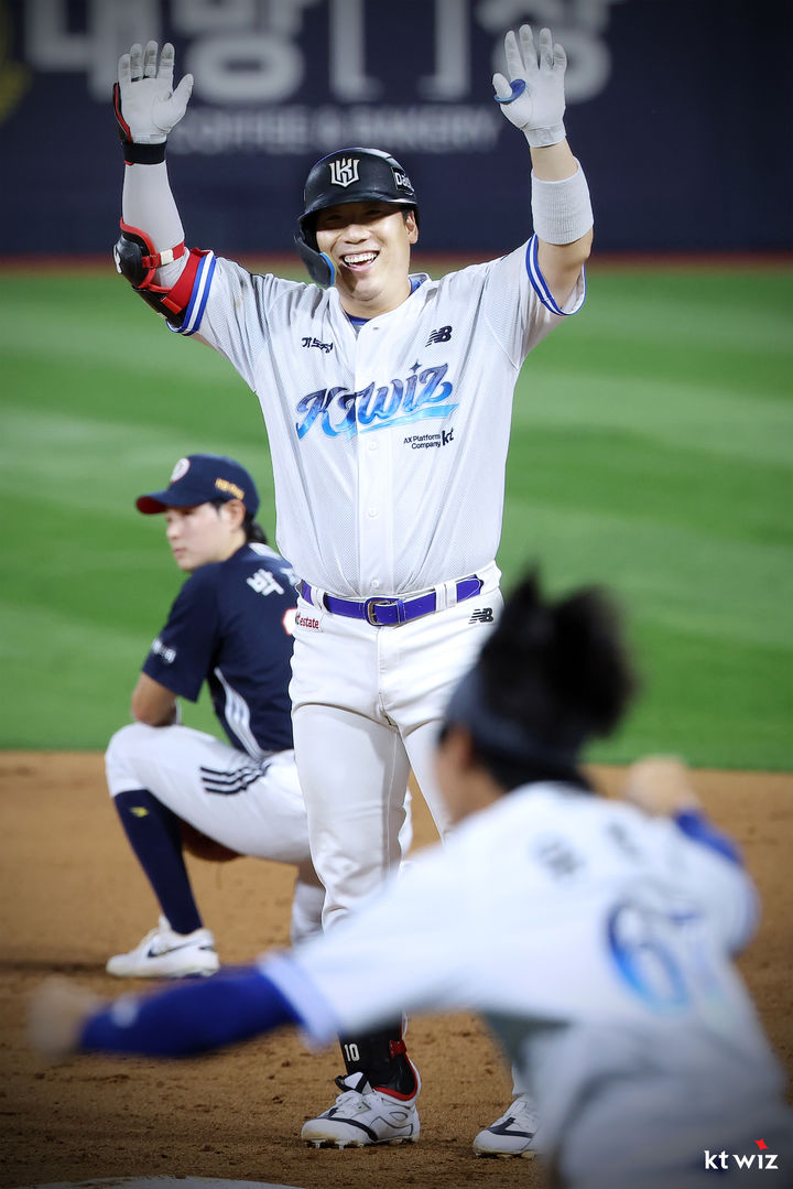 [서울=뉴시스] 프로야구 KT 위즈의 김현수. (사진 = KT 위즈 제공) *재판매 및 DB 금지