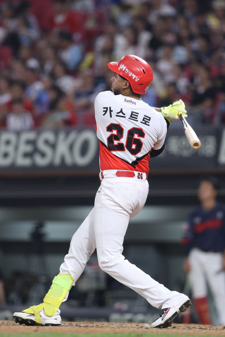 [서울=뉴시스] 프로야구 KIA 타이거즈의 해럴드 카스트로. (사진 = KIA 타이거즈 제공) *재판매 및 DB 금지