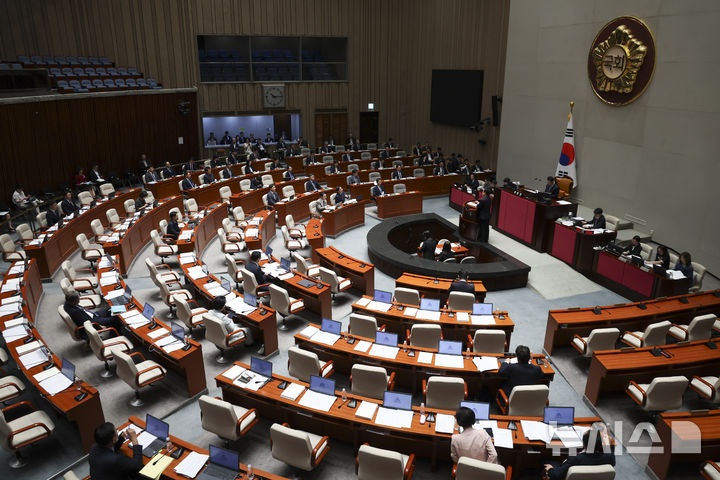 [서울=뉴시스] 김근수 기자 = 26일 오전 서울 여의도 국회에서 예산결산특별위원회 전체회의가 열리고 있다. 2026.08.26. ks@newsis.com