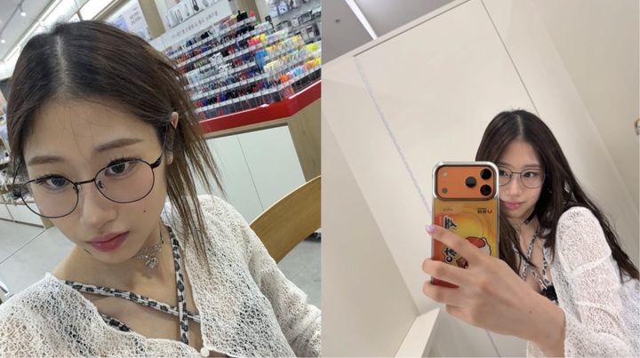 [서울=뉴시스] 피겨스케이팅 여자 싱글 국가대표 이해인이 안경을 쓴 모습으로 반전 매력을 드러내며 해외 팬들의 시선을 사로잡았다. (사진 출처=이해인 공식 인스타그램 캡처)