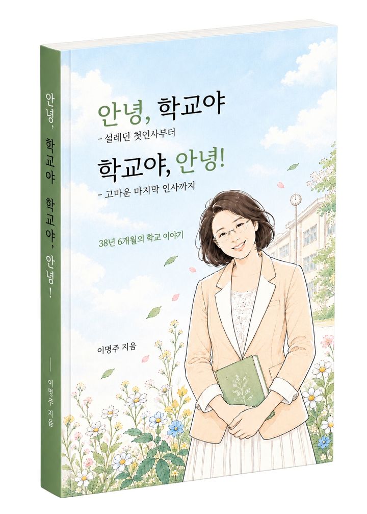 [진주=뉴시스]경남과학교육원 이명주 원장, '안녕 학교야, 학교야 안녕' 책 표지.(사진=경남과학교육원 제공0.2026.08.28.photo@newsis.com *재판매 및 DB 금지