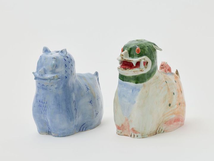 나오키 코이데 & 에디강, Collaboration 1, 2026, Porcelain, h.24.0 x w.11.2 x d.25.5 cm *재판매 및 DB 금지