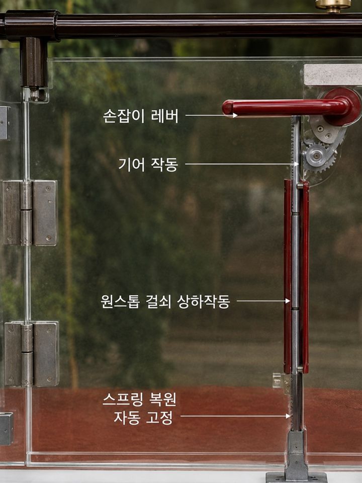 제47회 전국학생과학발명품경진대회 대통령상 수상자로 선정된 울산 대현초등학교 5학년 박하을 학생의 '의도를 읽은 문고리, 발을 잊은 도어 핸들'의 최종 제작품 예상 모형. (사진=과학기술정보통신부 제공) *재판매 및 DB 금지