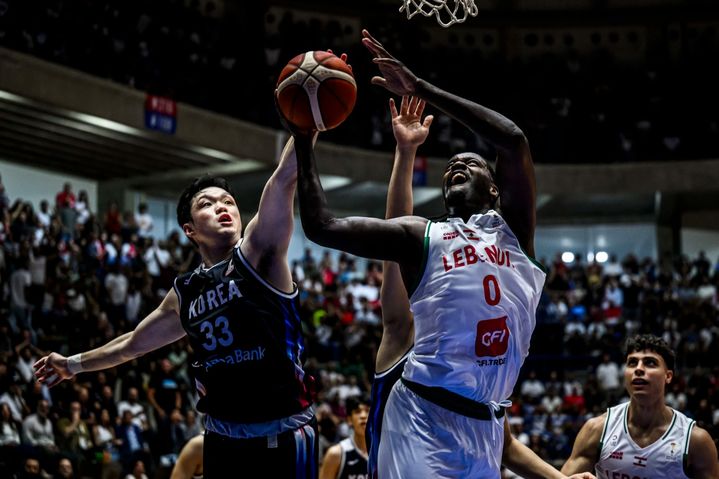 [서울=뉴시스] 레바논전을 치르는 한국 남자 농구 대표팀의 이승현. (사진=FIBA 홈페이지 캡처) 2026.08.28. photo@newsis.com *재판매 및 DB 금지