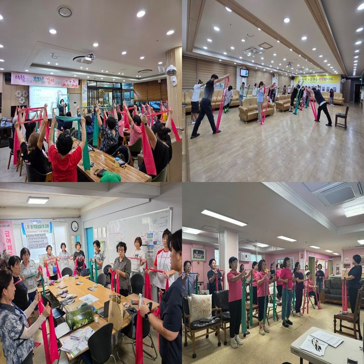 [대전=뉴시스] '근골격계 질환 예방교육' 모습. (사진=대전보건대 제공) 2026.08.28. photo@newsis.com *재판매 및 DB 금지