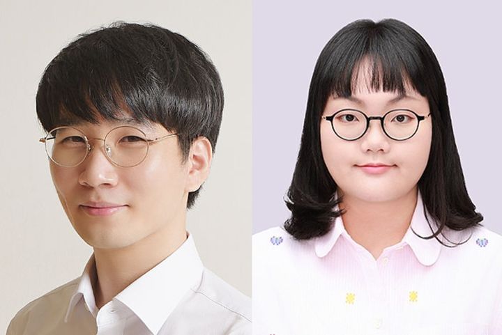 [울산=뉴시스] 공태식 교수와 박예지 연구원 (사진=UNIST 제공) photo@newsis.com *재판매 및 DB 금지