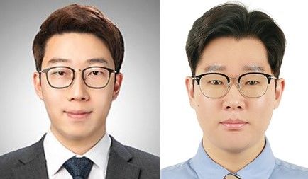 [대전=뉴시스] 왼쪽부터 정길언 교수와 송현근 석사과정생. (사진=국립한밭대 제공) 2026.08.31. photo@newsis.com.&nbsp; *재판매 및 DB 금지