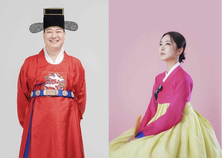 [서울=뉴시스] 이희재 국가무형유산 가곡 이수자, 신진원 전북특별자치도무형유산 판소리 이수자 (사진=국립무형유산원 제공) 2026.09.01. photo@newsis.com *재판매 및 DB 금지