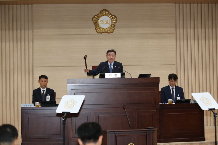 익산시의회 본회의장 전경 *재판매 및 DB 금지