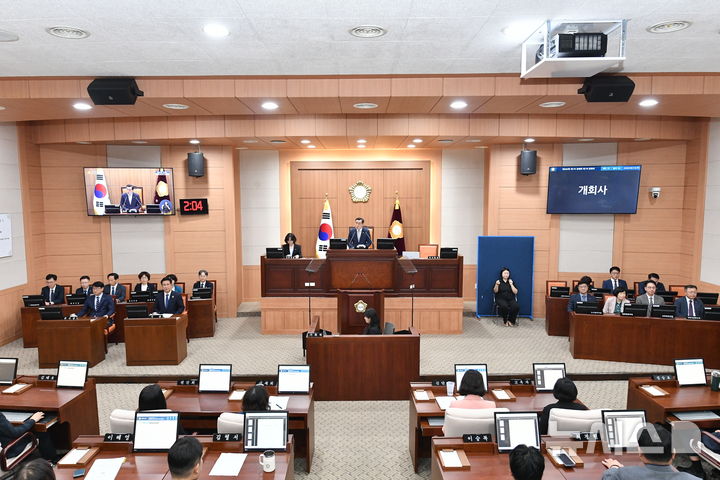 [김해=뉴시스]김해시의회 정례회. (사진=김해시의회 제공). 2026.09.01. photo@newsis.com