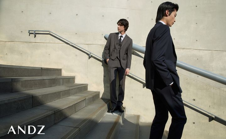 [서울=뉴시스] 신성통상 앤드지 이모션 수트 (사진=신성통상 제공) *재판매 및 DB 금지