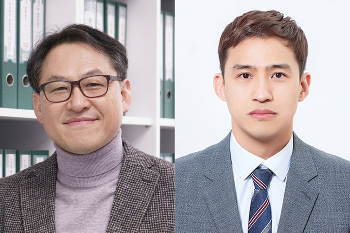 [울산=뉴시스] 사진 왼쪽부터 권태혁 교수와 김병만 박사 (사진=UNIST 제공) photo@newsis.com *재판매 및 DB 금지