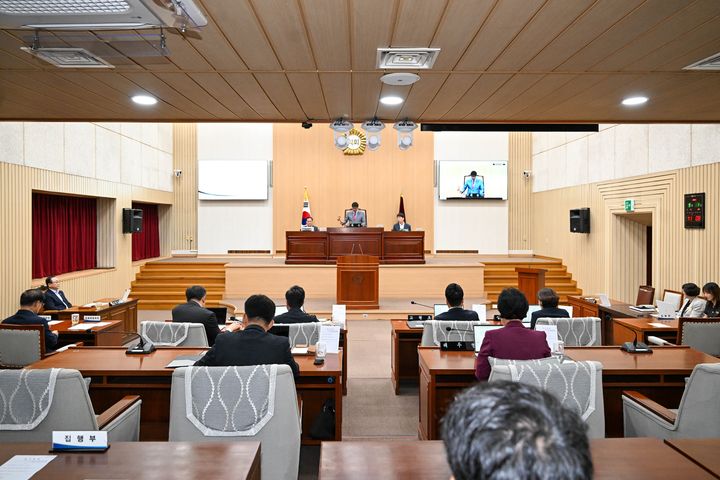 [연천=뉴시스] 연천군의회 제1차 정례회 제1차 본회의. (사진=연천군의회 제공) 2026.09.02 photo@newsis.com *재판매 및 DB 금지