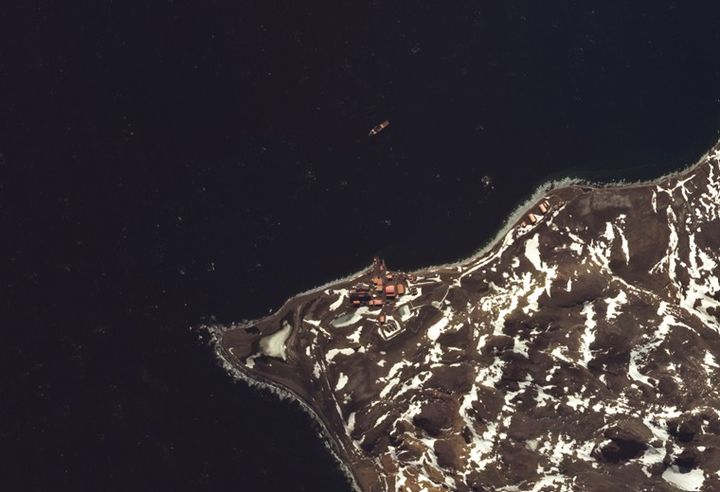 [서울=뉴시스] 국토위성으로 촬영한 남극 킹조지섬 내 세종과학기지 (사진=국토부 제공) 2026. 9. 2 *재판매 및 DB 금지