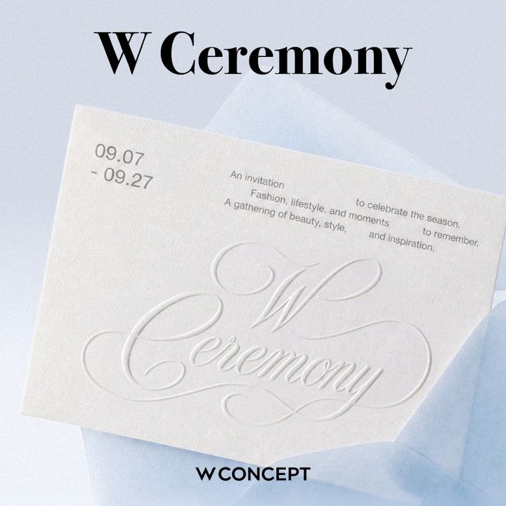 [서울=뉴시스] W컨셉이 7일부터 27일까지 3주간 'W세레모니' 기획전을 진행한다 (사진=W컨셉 제공) 2026.09.03. photo@newsis.com *재판매 및 DB 금지
