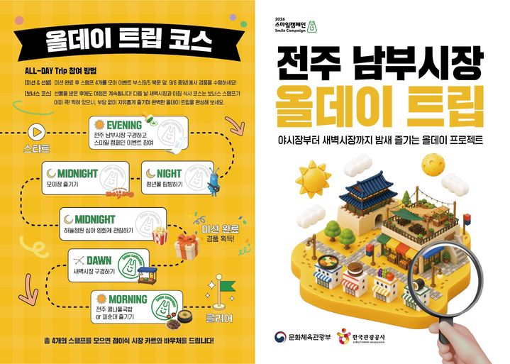밤부터 아침까지 즐기는 전주남부시장…야시장·심야 영화·새벽시장