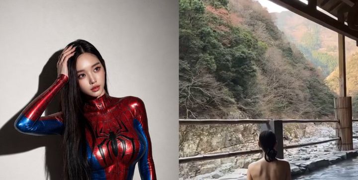 [서울=뉴시스] 일본의 전 배드민턴 국가대표 아라키 아카네의 탄탄한 몸매가 화제다. (사진 출처=아라키 아카네 엑스 캡처)