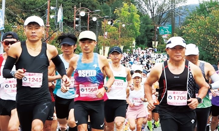 [청주=뉴시스] 23회 청원생명쌀 대청호마라톤 대회 모습. (사진=청주시 제공) 2026.09.03. photo@newsis.com *재판매 및 DB 금지